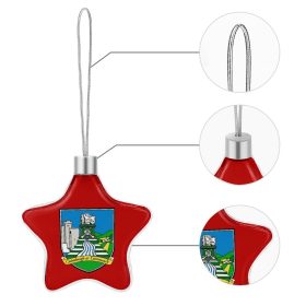 Limerick GAA Star-shaped Christmas Ornament