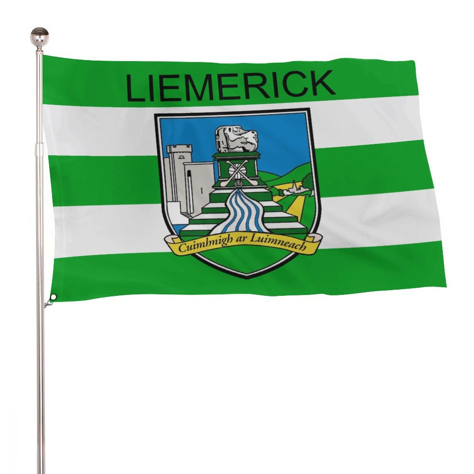 Limerick GAA Flag – County Colours and Crest Limerick GAA Flag – County Colours and Crest