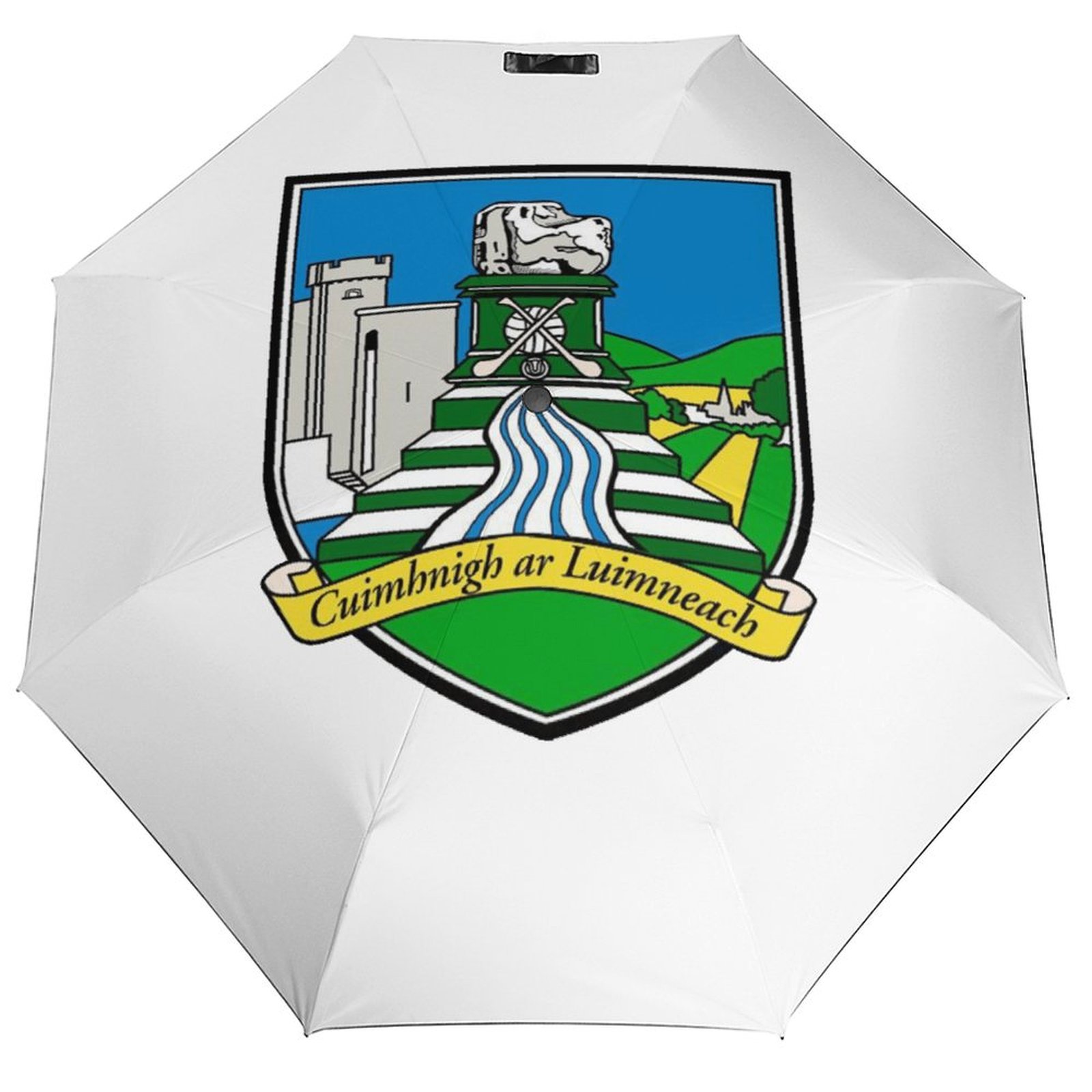 Limerick GAA Umbrella – Limerick County Crest Compact Rain Umbrella Limerick GAA Umbrella – Limerick County Crest Compact Rain Umbrella