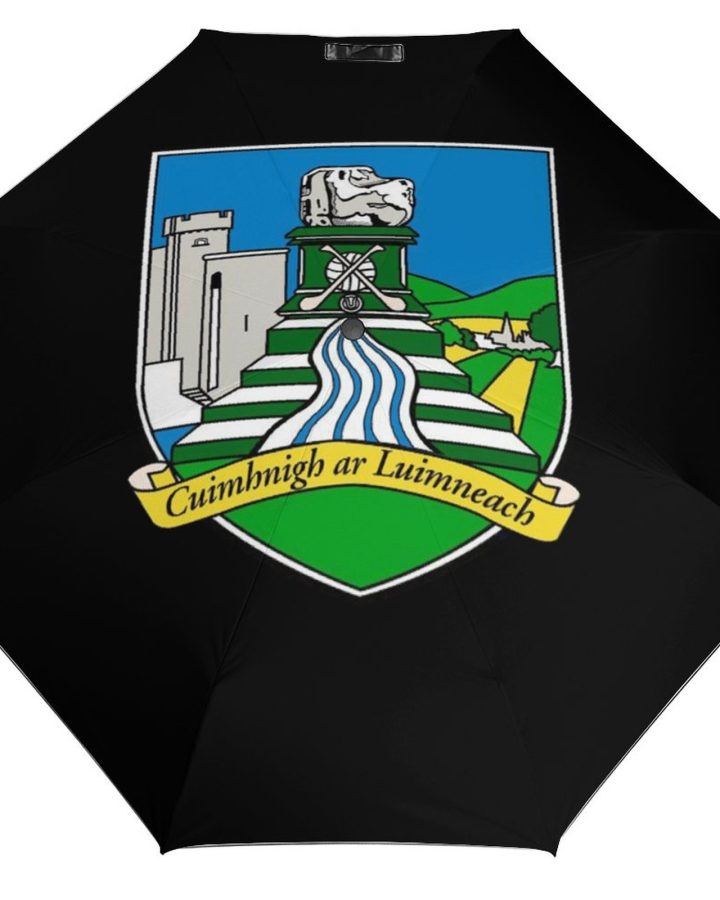 Limerick GAA Umbrella – Limerick County Crest Compact Rain Umbrella