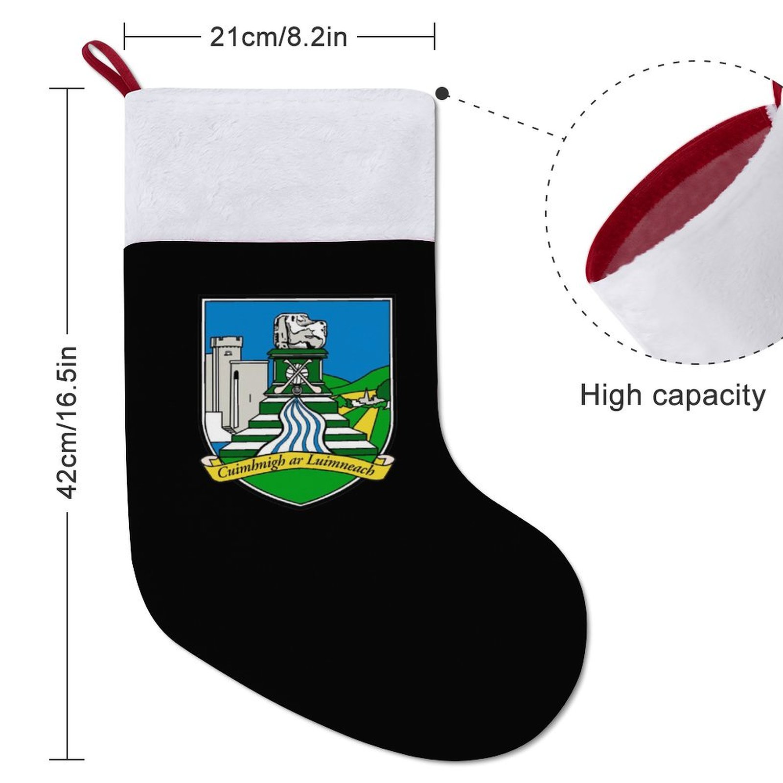 Limerick GAA Irish Christmas Socks Limerick GAA Irish Christmas Socks