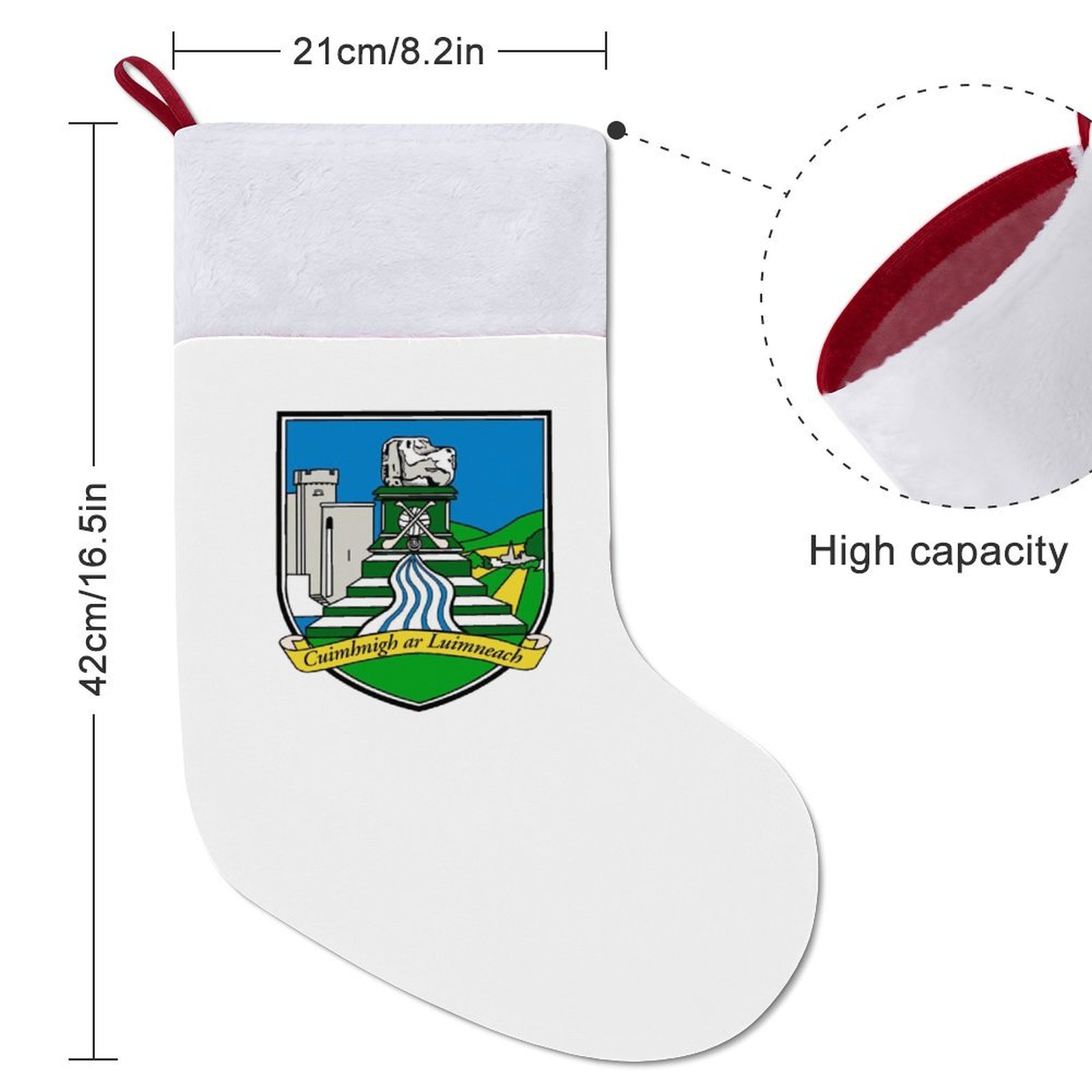 Limerick GAA Irish Christmas Socks Limerick GAA Irish Christmas Socks