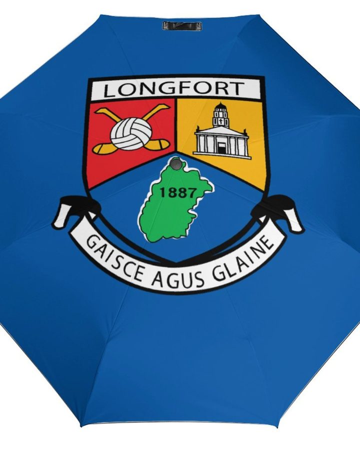 Longford GAA Umbrella – Longford County Crest Compact Rain Umbrella Longford GAA Umbrella – Longford County Crest Compact Rain Umbrella