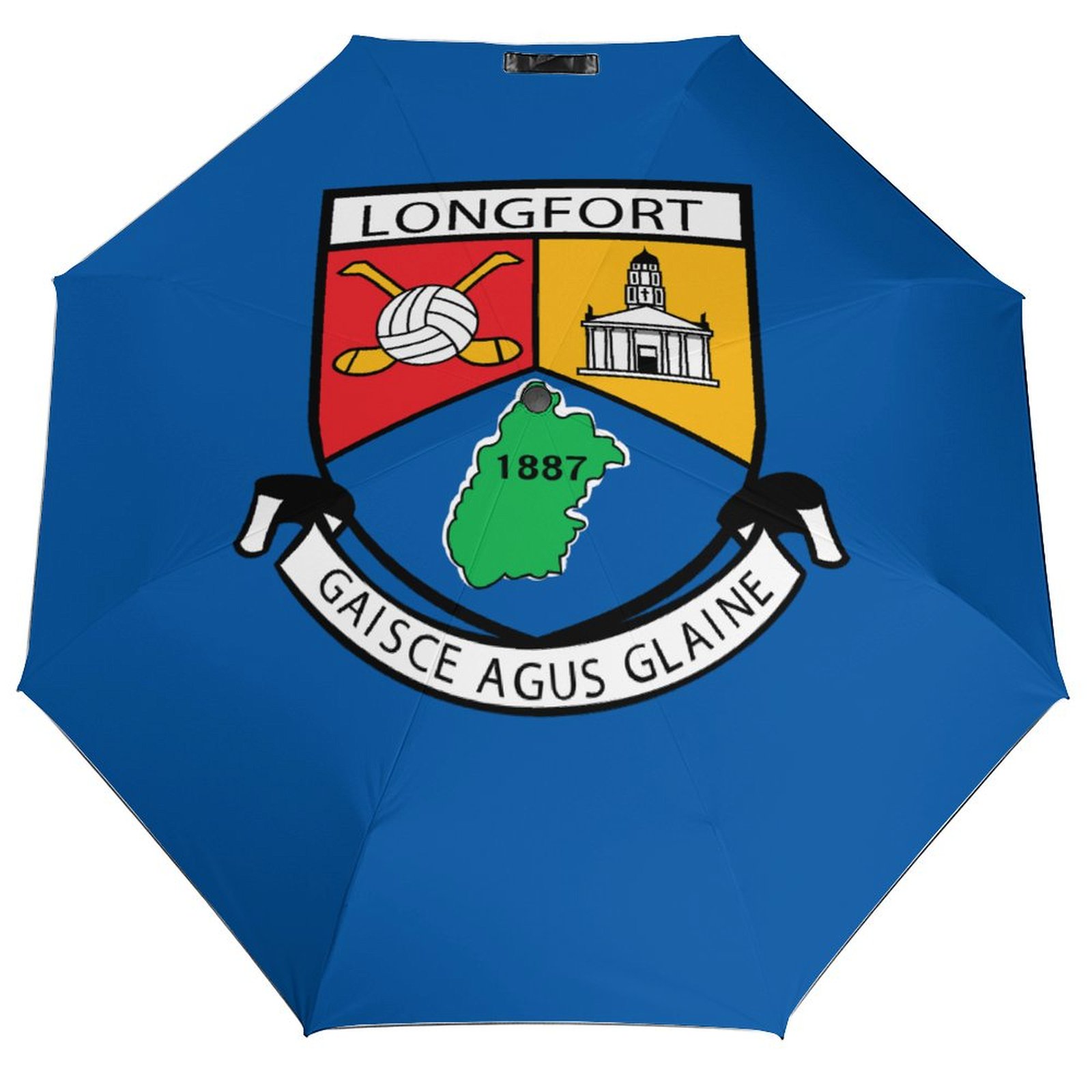 Longford GAA Umbrella – Longford County Crest Compact Rain Umbrella Longford GAA Umbrella – Longford County Crest Compact Rain Umbrella