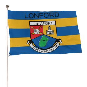 Longford GAA Flag – County Colours and Crest