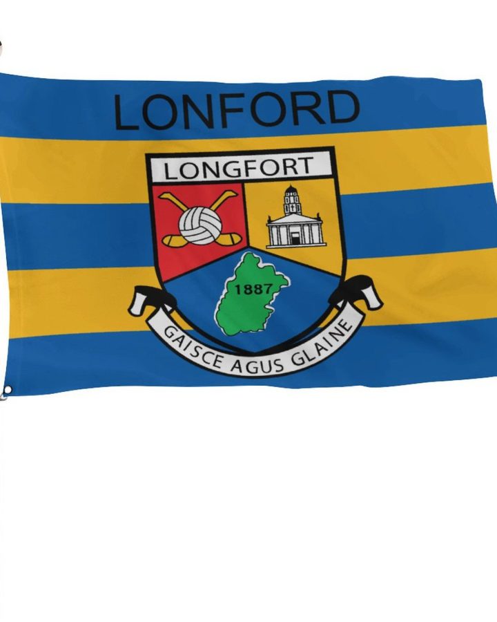 Longford GAA Flag – County Colours and Crest