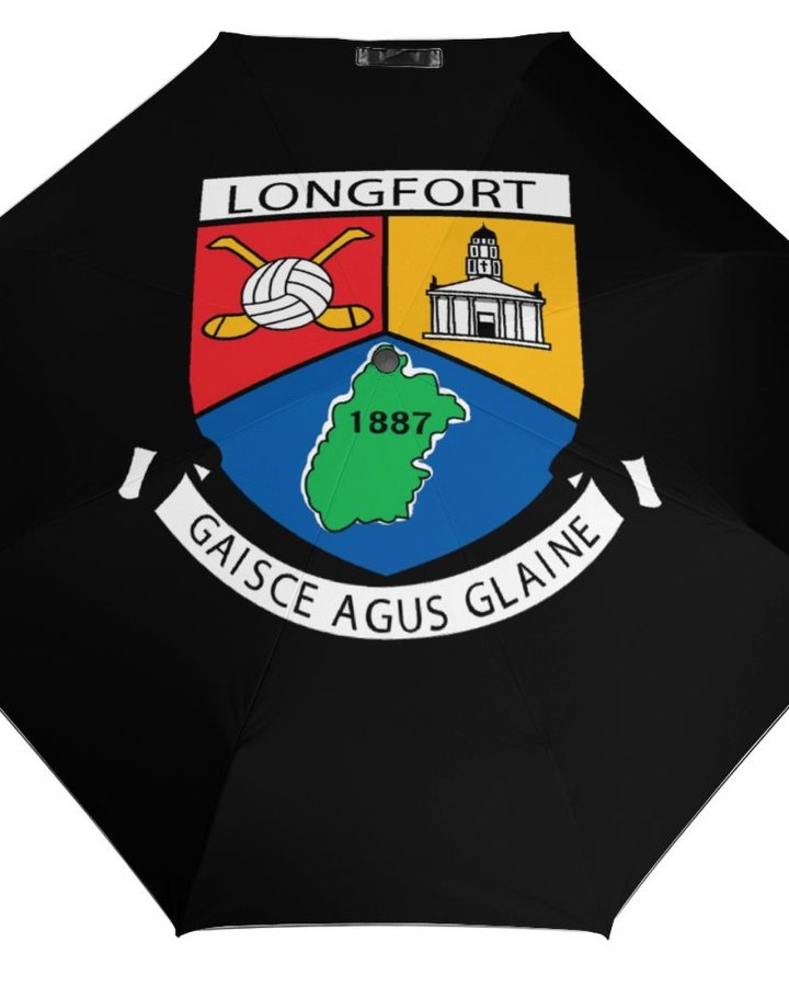 Longford GAA Umbrella – Longford County Crest Compact Rain Umbrella