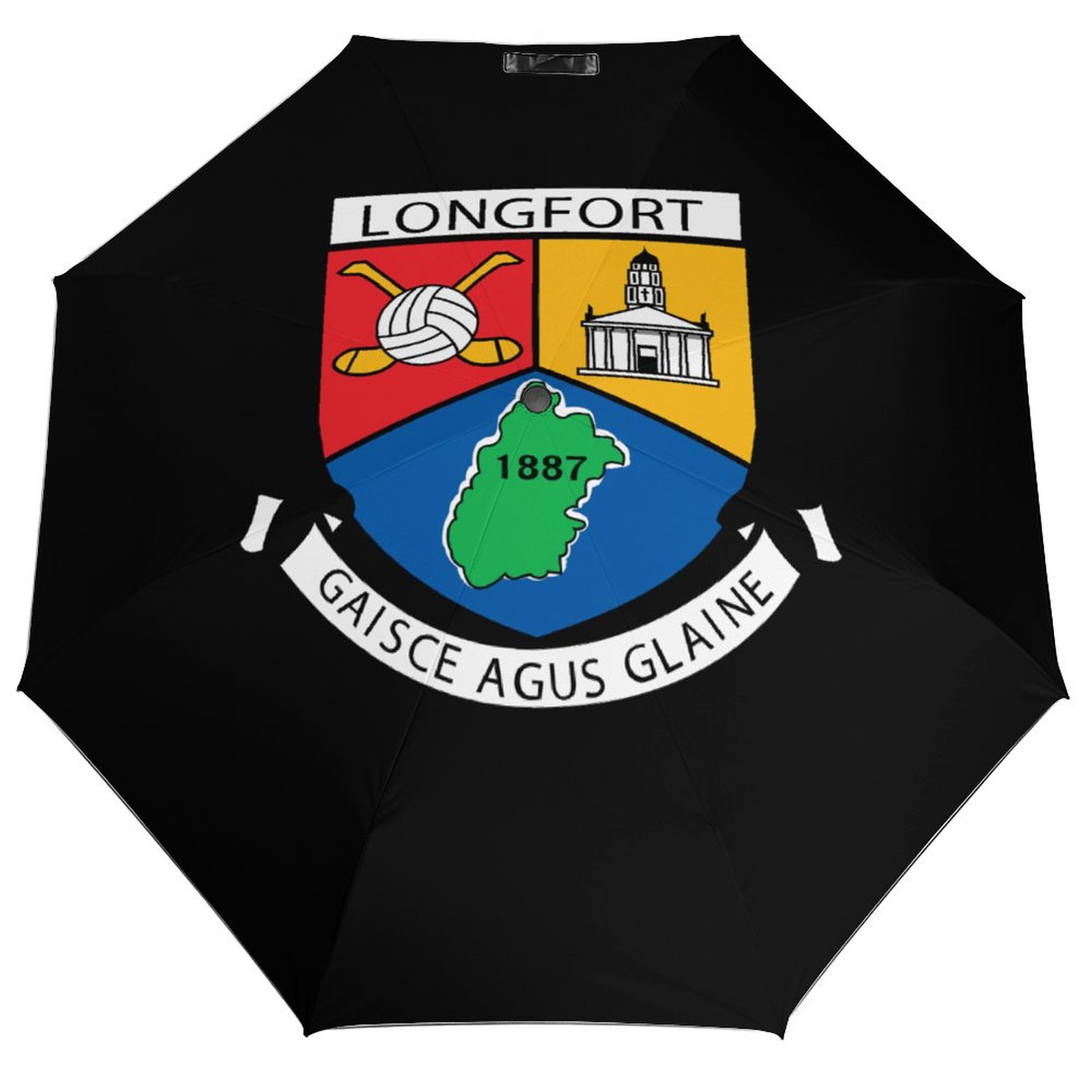 Longford GAA Umbrella – Longford County Crest Compact Rain Umbrella Longford GAA Umbrella – Longford County Crest Compact Rain Umbrella