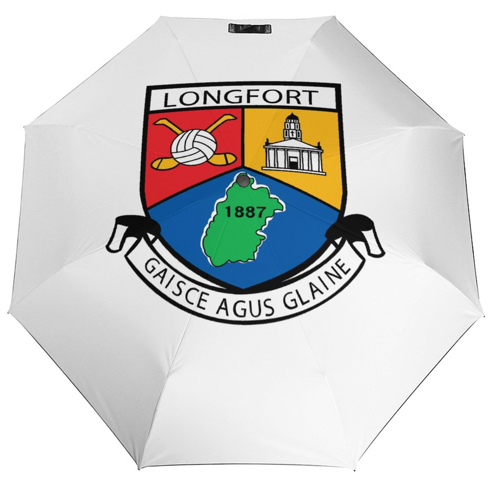 Longford GAA Umbrella – Longford County Crest Compact Rain Umbrella Longford GAA Umbrella – Longford County Crest Compact Rain Umbrella