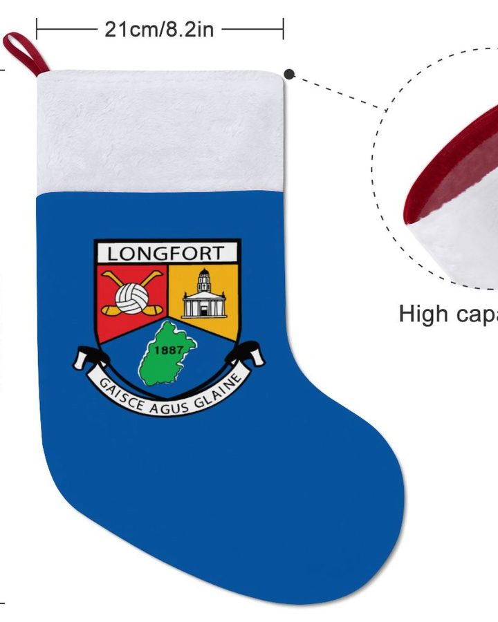 Longford GAA Irish Christmas Socks Longford GAA Irish Christmas Socks