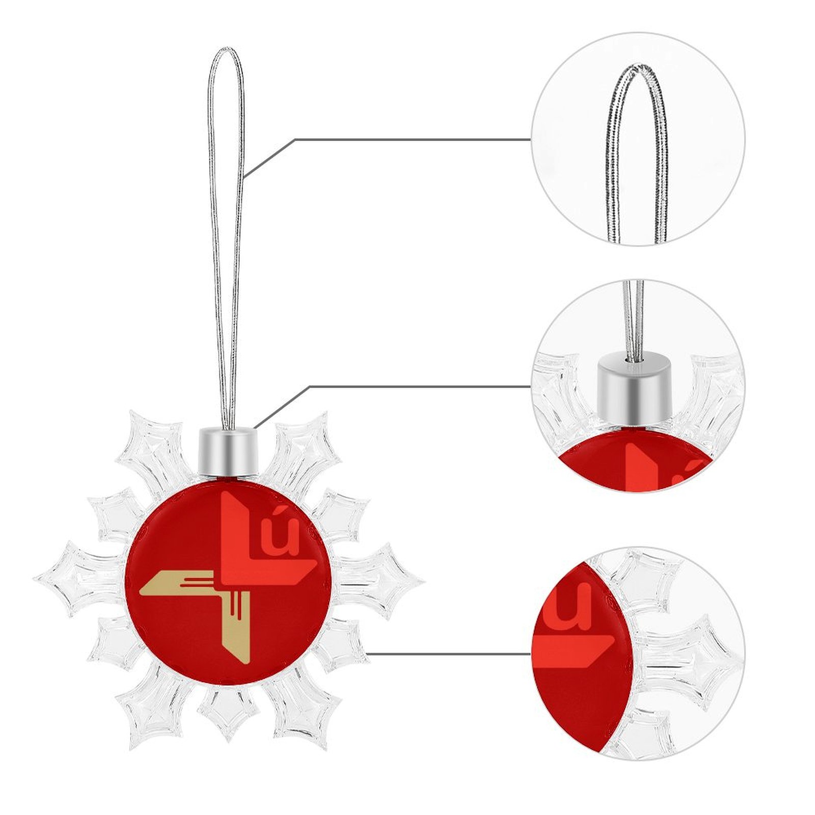 Louth GAA Irish Christmas Snowflake Ornament Louth GAA Irish Christmas Snowflake Ornament