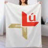 Louth GAA Plush Blanket – 50x60" Soft County Throw (White or Black Background)