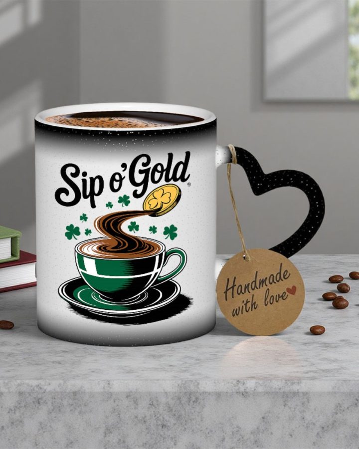 Magic Color Changing Mug – Trifolium Ireland Print Ceramic Coffee Mug