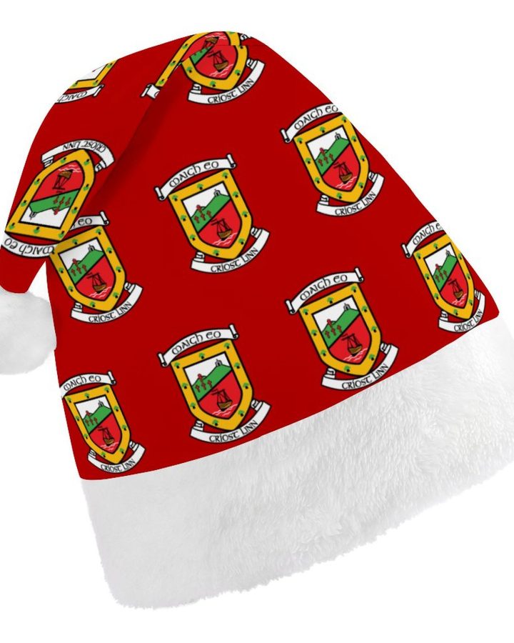 Mayo GAA Irish Christmas Hat – County Crest Santa Hat