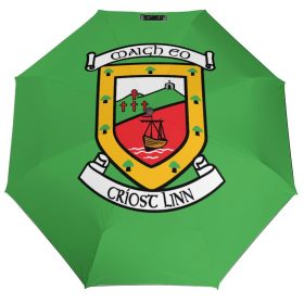 Mayo GAA Umbrella – Mayo County Crest Compact Rain Umbrella Mayo GAA Umbrella – Mayo County Crest Compact Rain Umbrella