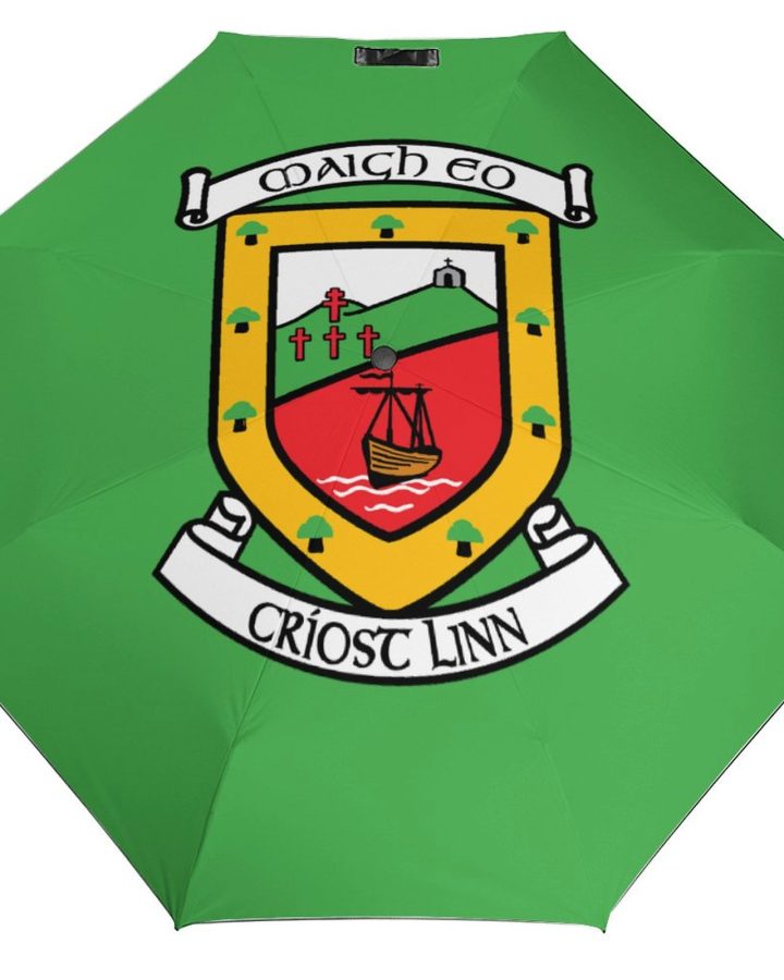Mayo GAA Umbrella – Mayo County Crest Compact Rain Umbrella