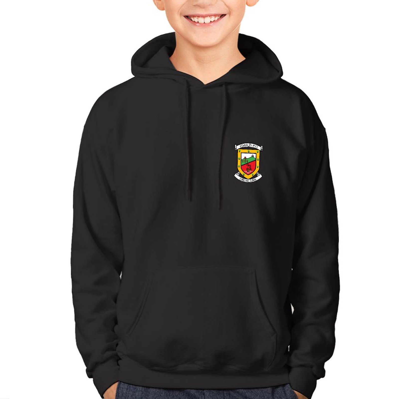 Mayo Kids GAA Hoodie – Official County Crest Mayo Kids GAA Hoodie