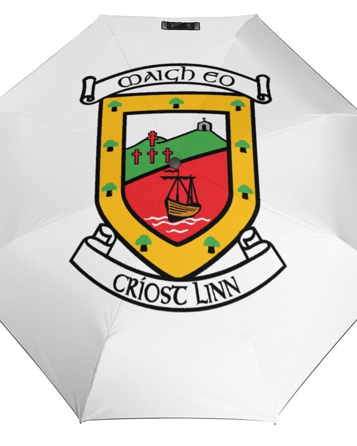 Mayo GAA Umbrella – Mayo County Crest Compact Rain Umbrella