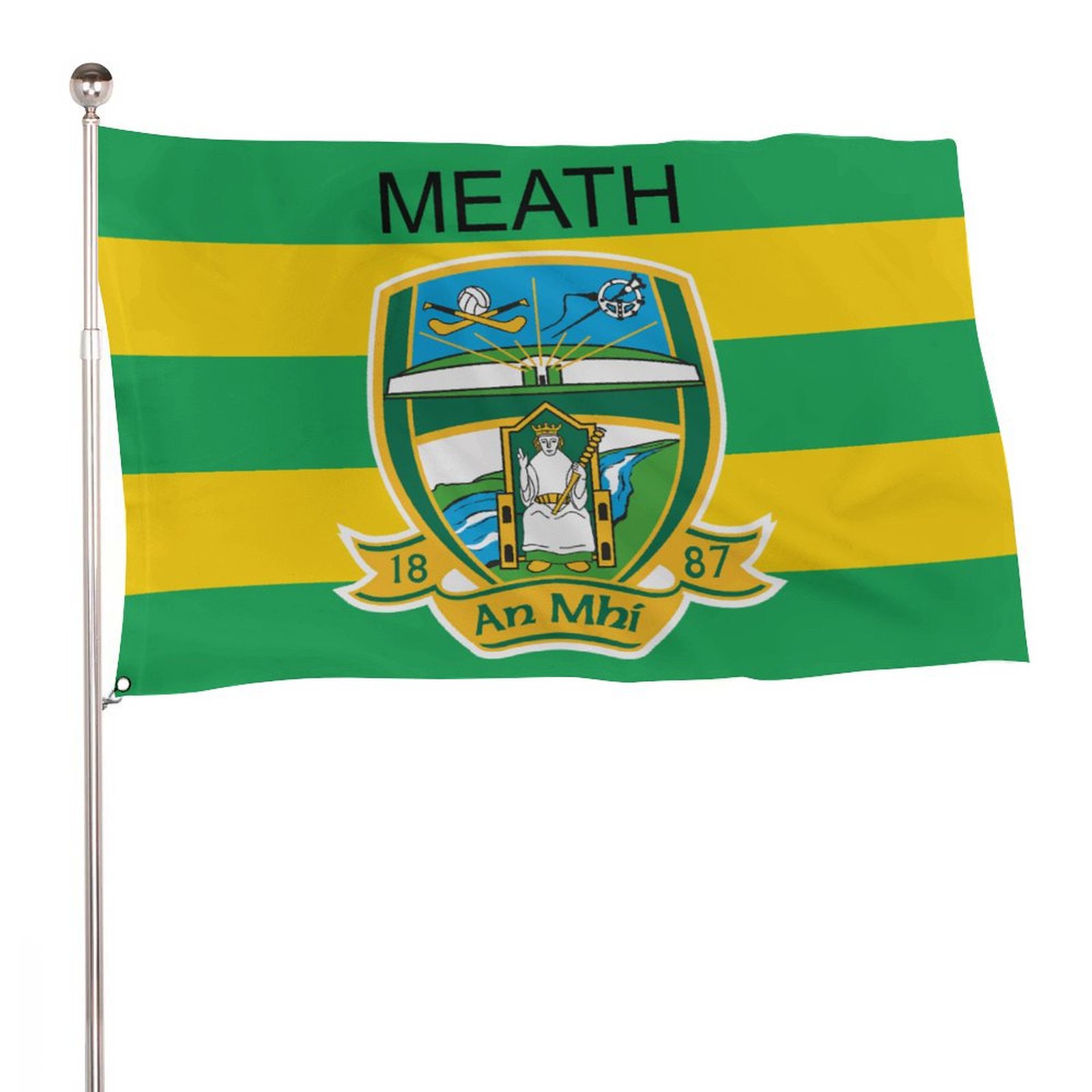 Meath GAA Flag – County Colours and Crest Meath GAA Flag – County Colours and Crest