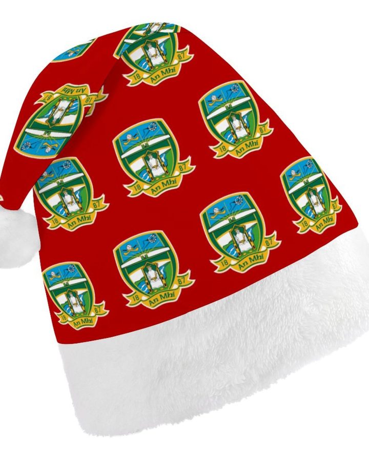 Meath GAA Irish Christmas Hat – County Crest Santa Hat
