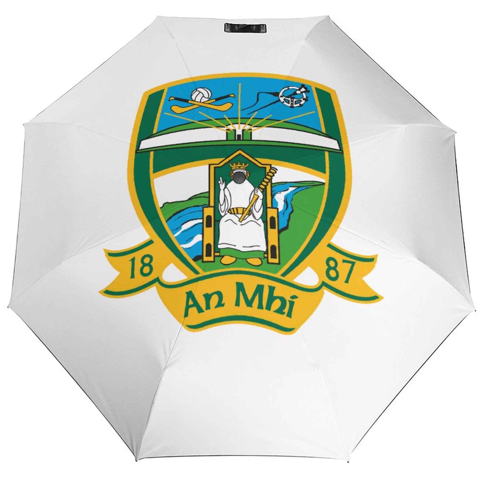 Meath GAA Umbrella – Meath County Crest Compact Rain Umbrella Meath GAA Umbrella – Meath County Crest Compact Rain Umbrella
