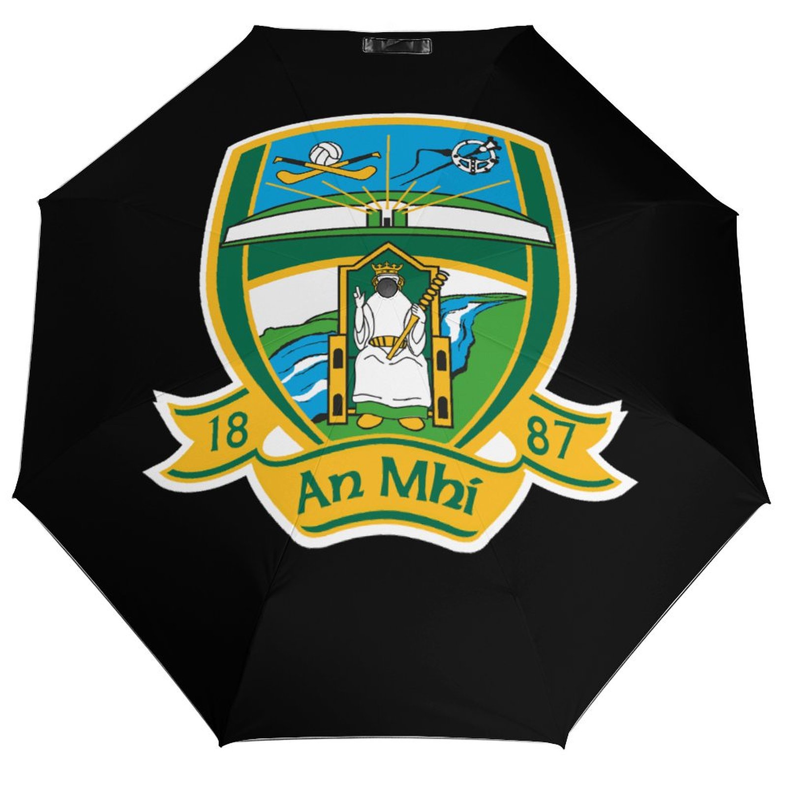 Meath GAA Umbrella – Meath County Crest Compact Rain Umbrella Meath GAA Umbrella – Meath County Crest Compact Rain Umbrella