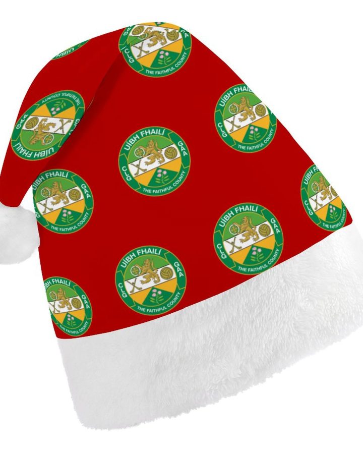 Offaly GAA Irish Christmas Hat – County Crest Santa Hat