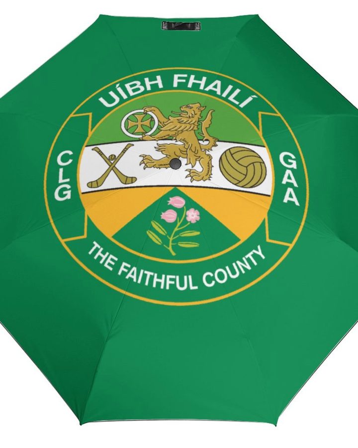 Offaly GAA Umbrella – Offaly County Crest Compact Rain Umbrella