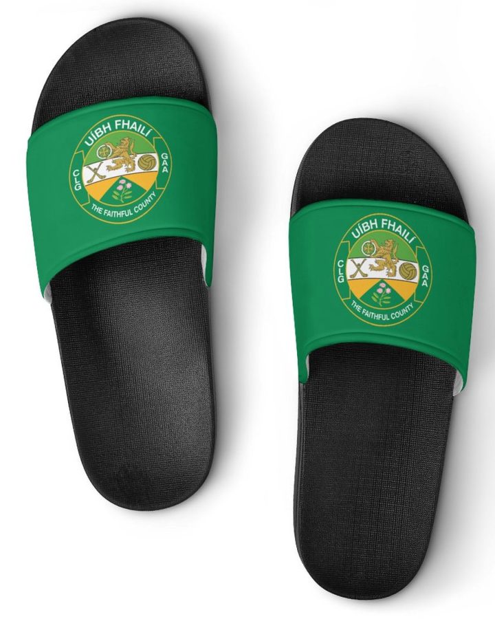 Offaly GAA Sliders – Adult Sandals Offaly GAA Sliders