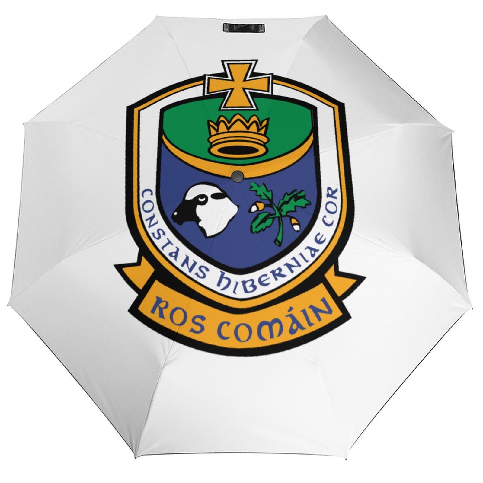 Roscommon GAA Umbrella – Roscommon County Crest Compact Rain Umbrella Roscommon GAA Umbrella – Roscommon County Crest Compact Rain Umbrella