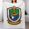 Roscommon GAA Plush Blanket – 50x60" Soft County Throw (White or Black Background)