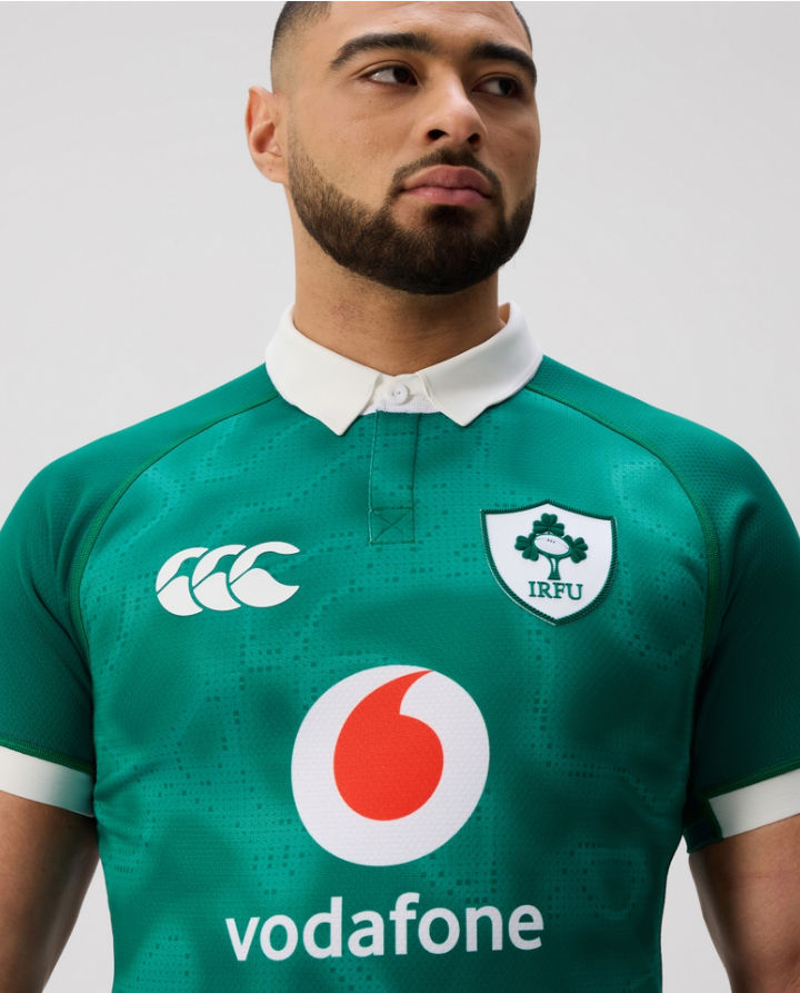 IRFU Ireland Rugby 2025/26 Mens Home Test Jersey
