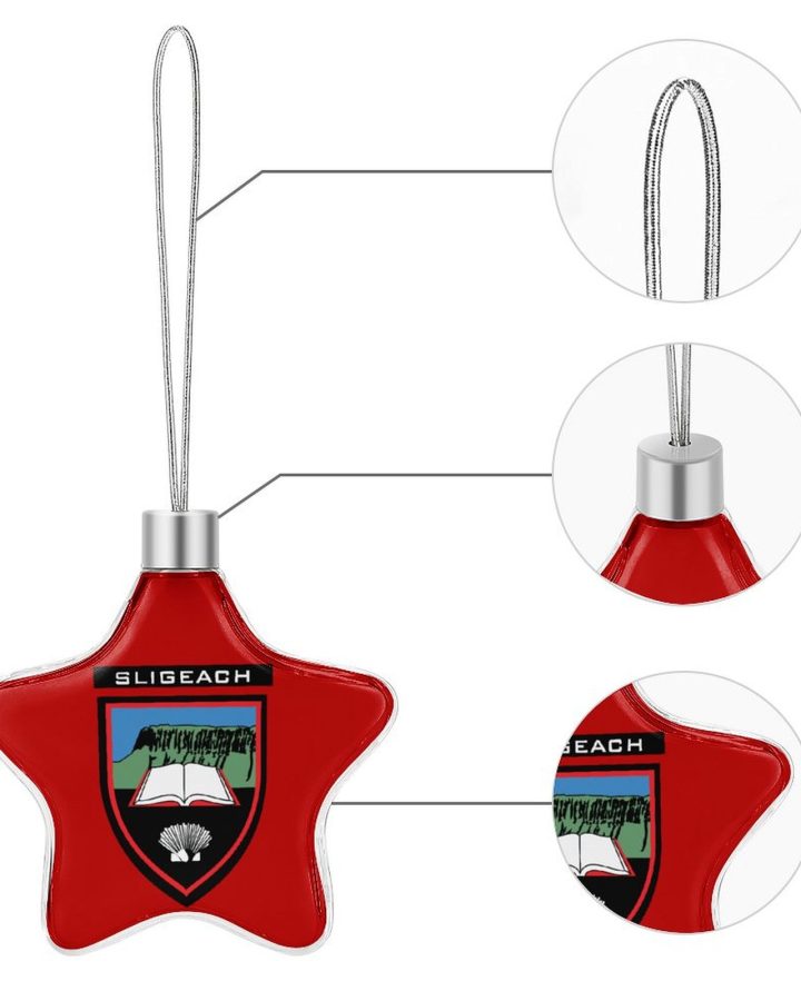 Sligo GAA Star-shaped Christmas Ornament