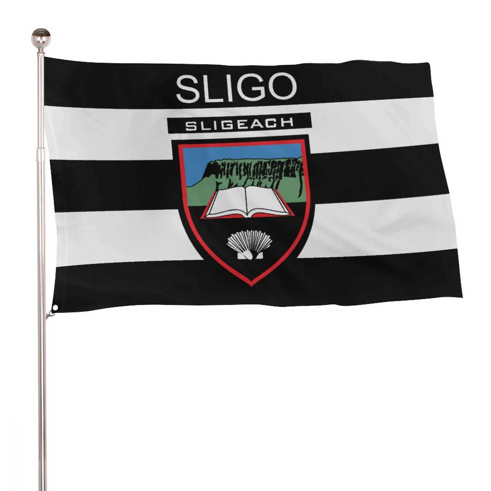 Sligo GAA Flag – County Colours and Crest Sligo GAA Flag – County Colours and Crest