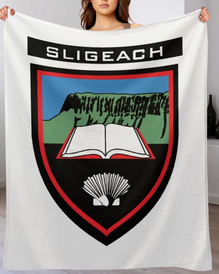 Sligo GAA Plush Blanket – 50x60" Soft County Throw (White or Black Background)