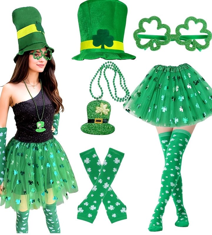 St. Patrick’s Day Costume Accessory Set – Irish Fancy Dress Outfit