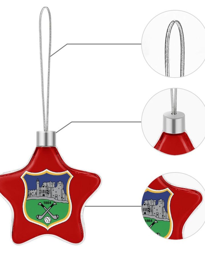 Tipperary GAA Star-shaped Christmas Ornament