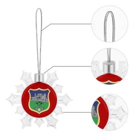 Tipperary GAA Irish Christmas Snowflake Ornament