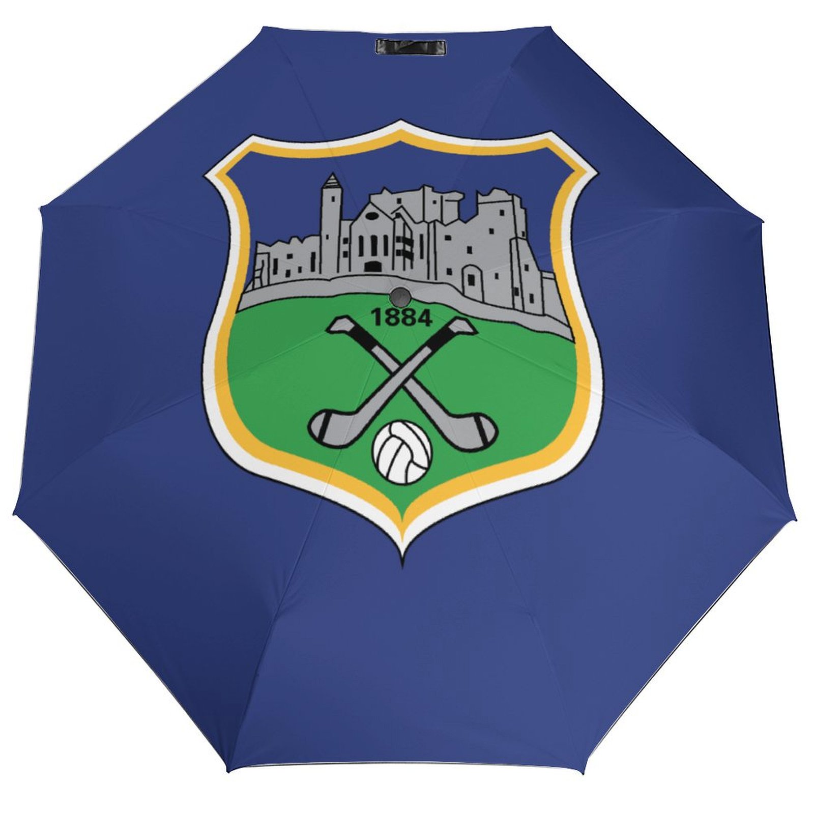 Tipperary GAA Umbrella – Tipperary County Crest Compact Rain Umbrella Tipperary GAA Umbrella – Tipperary County Crest Compact Rain Umbrella