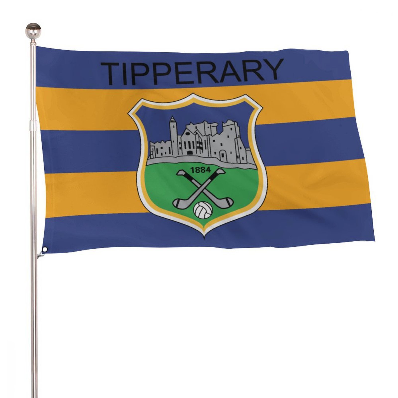 Tipperary GAA Flag – County Colours and Crest Tipperary GAA Flag – County Colours and Crest