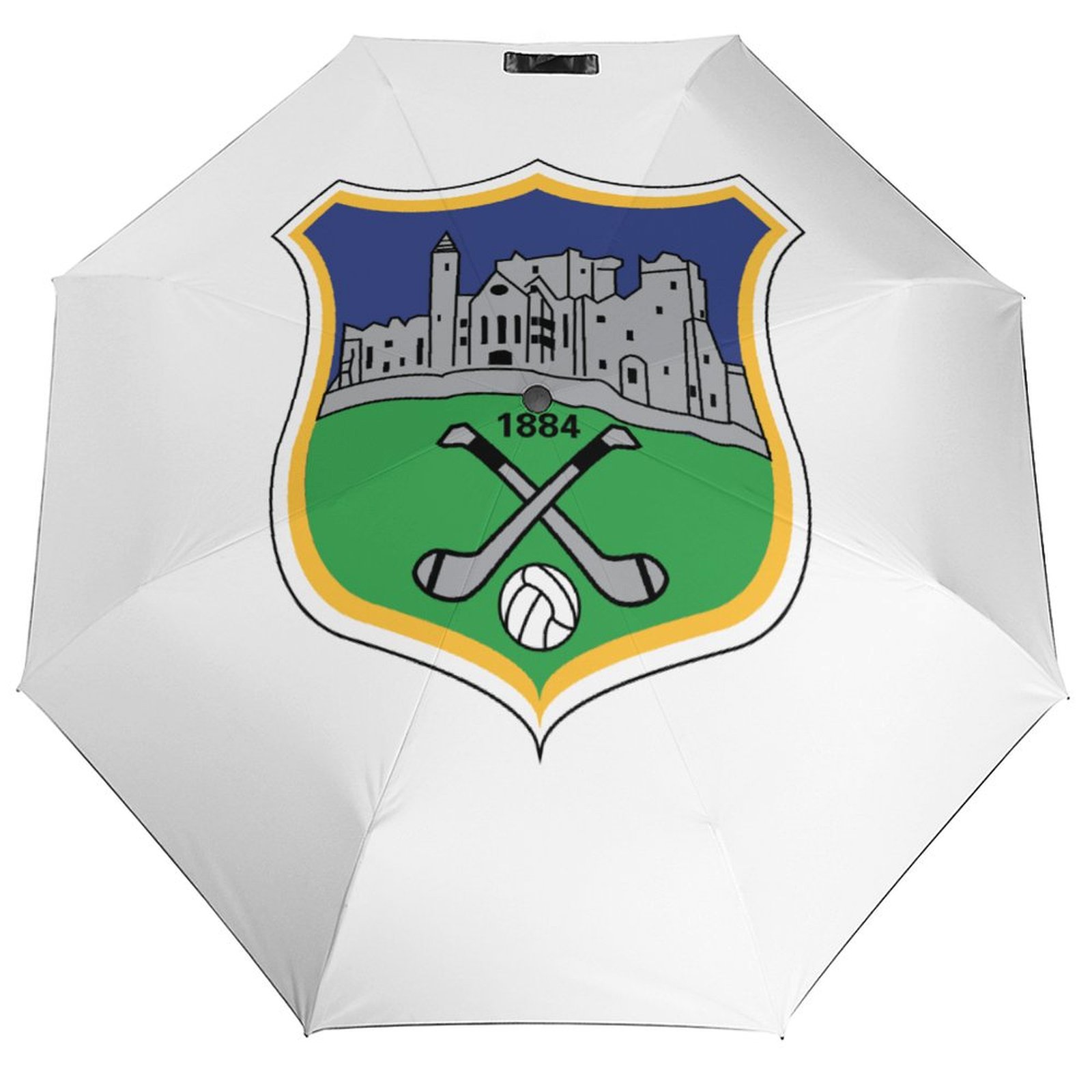 Tipperary GAA Umbrella – Tipperary County Crest Compact Rain Umbrella Tipperary GAA Umbrella – Tipperary County Crest Compact Rain Umbrella