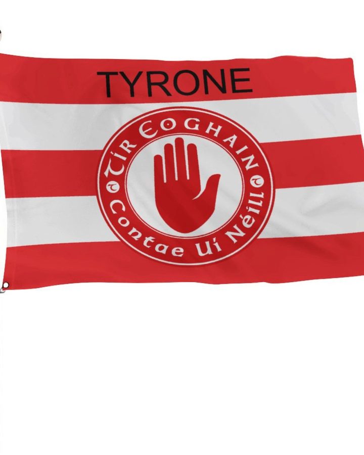 Tyrone GAA Flag – County Colours and Crest