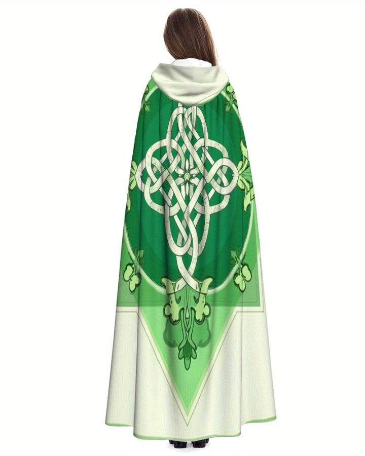 Vintage Celtic Floral Robe Cloak