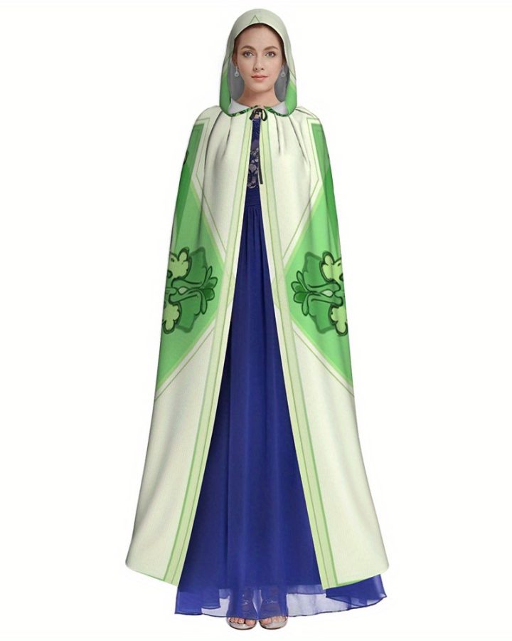 Vintage Celtic Floral Robe Cloak