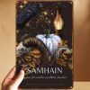 Vintage Samhain Aluminum Sign - High Quality Dustproof Metal Wall Art