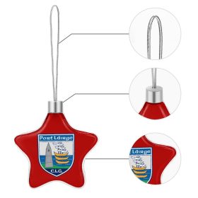 Waterford GAA Star-shaped Christmas Ornament
