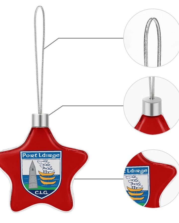 Waterford GAA Star-shaped Christmas Ornament