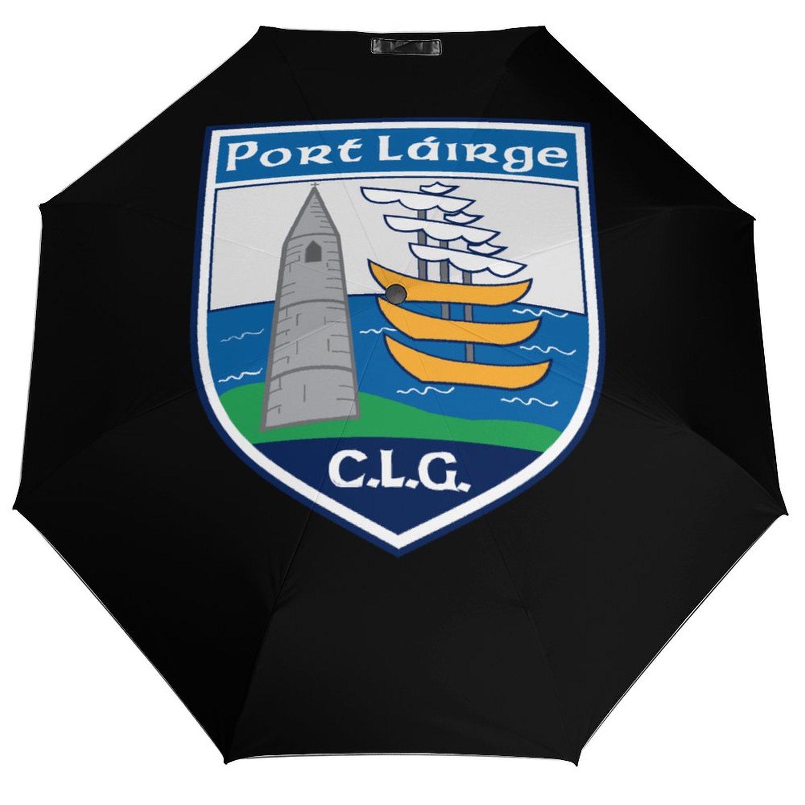 Waterford GAA Umbrella – Waterford County Crest Compact Rain Umbrella Waterford GAA Umbrella – Waterford County Crest Compact Rain Umbrella