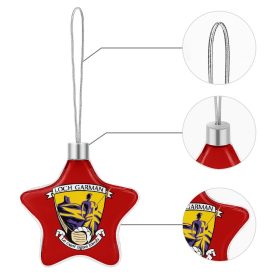 Wexford GAA Star-shaped Christmas Ornament