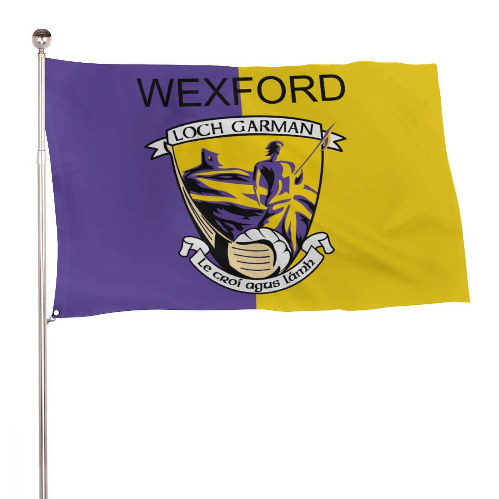 Wexford GAA Flag – County Colours and Crest Wexford GAA Flag – County Colours and Crest